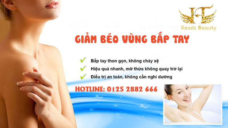 giảm béo vùng bắp tay tại spa