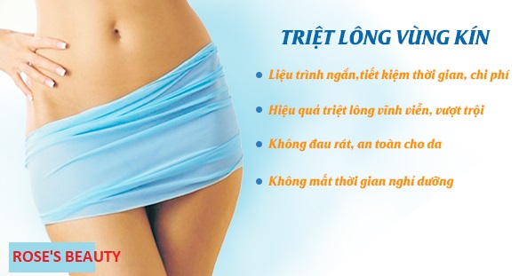 triệt lông vùng kín vĩnh viễn