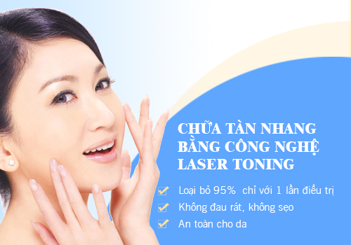 điều trị tàn nhang bằng công nghệ Laser có an toàn