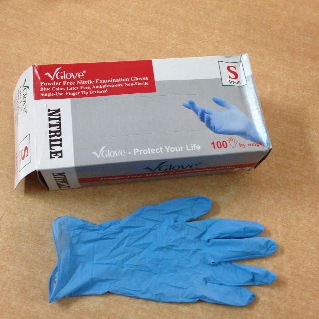 găng tay cao su y tế nitrile 5