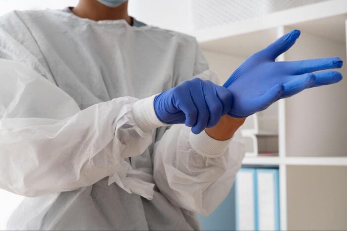 Ứng dụng phổ biến của găng tay Latex có bột
